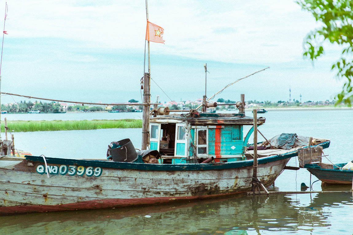 Hoi An Vietnam Travel blog Boat - Blog voyage français bateau à Hoï An.