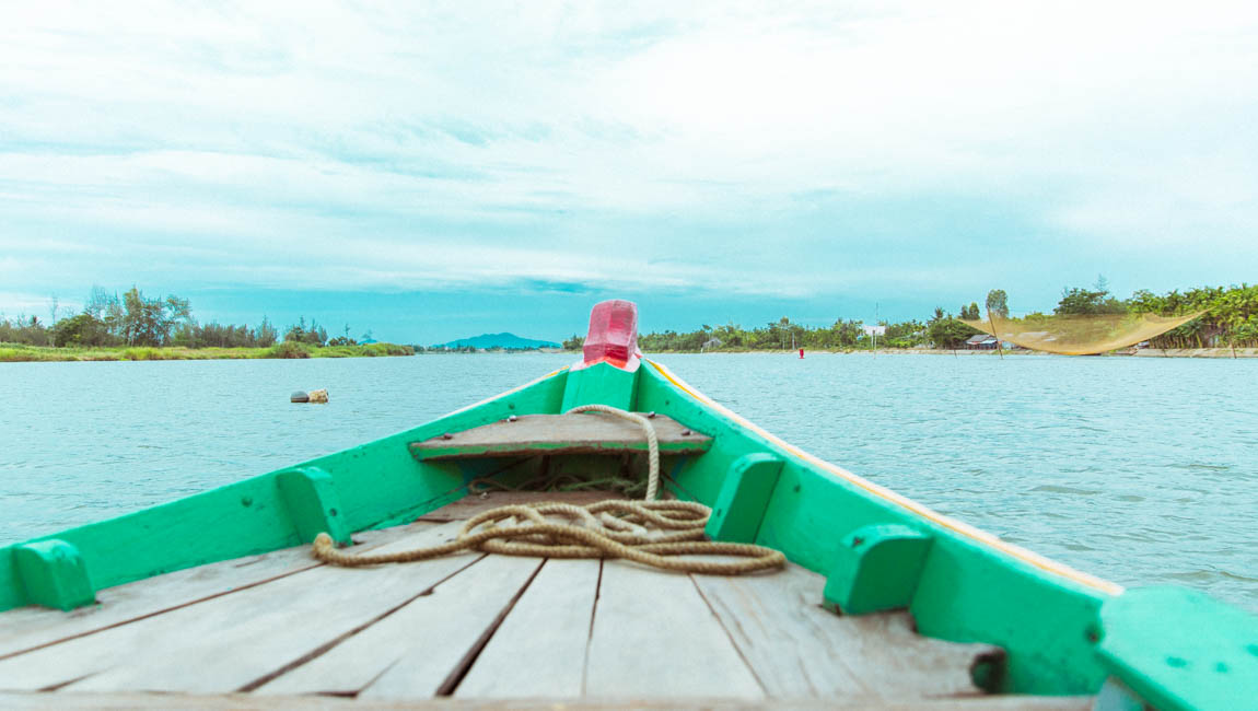 Hoi An Vietnam Travel blog Boat - Blog voyage français bateau à Hoï An.