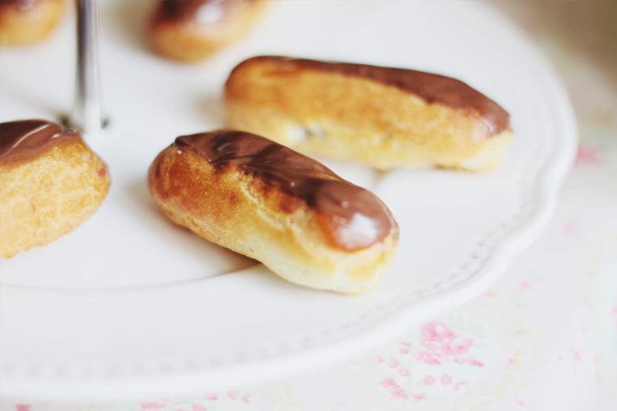 Mini éclairs au chocolat, recette blog culinaire de Dollyjessy