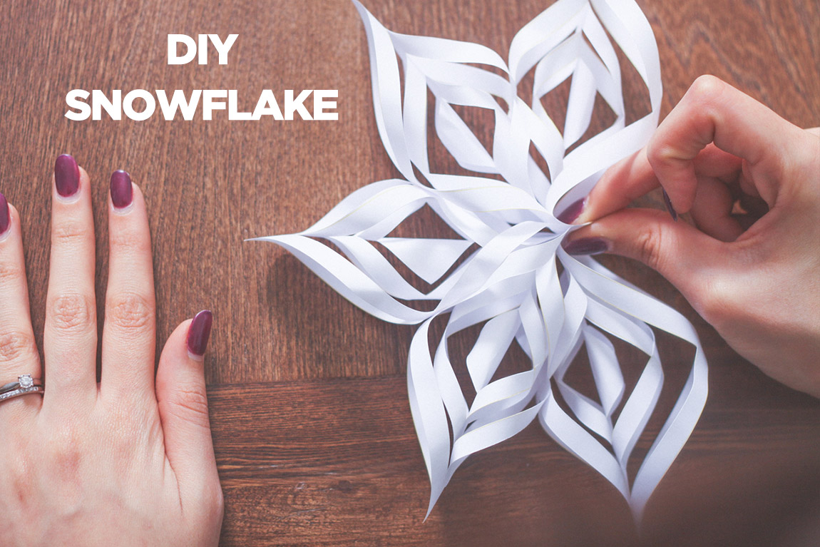 DIY: fabriquer des flocons de neige en papier, étoiles.