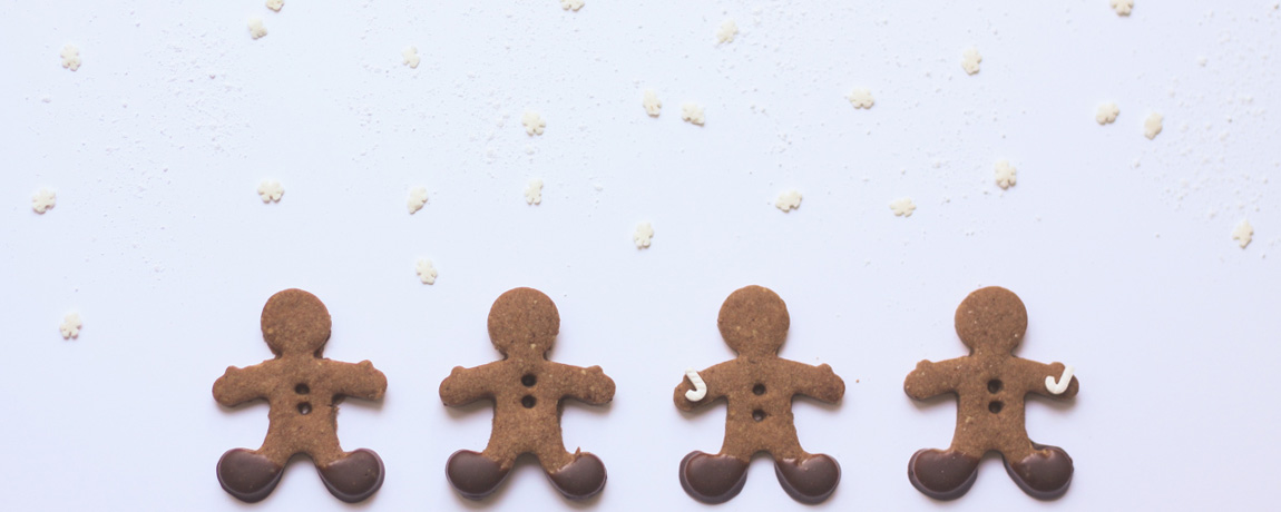 Recette petits biscuits gingerbread au chocolat et amandes. Blog cuisine Lifestyle Dollyjessy