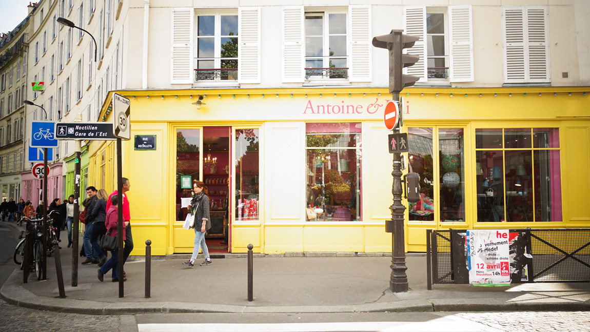 Antoine et Iili, magasin décoration Canal Saint Martin 10° arrondissement de Paris