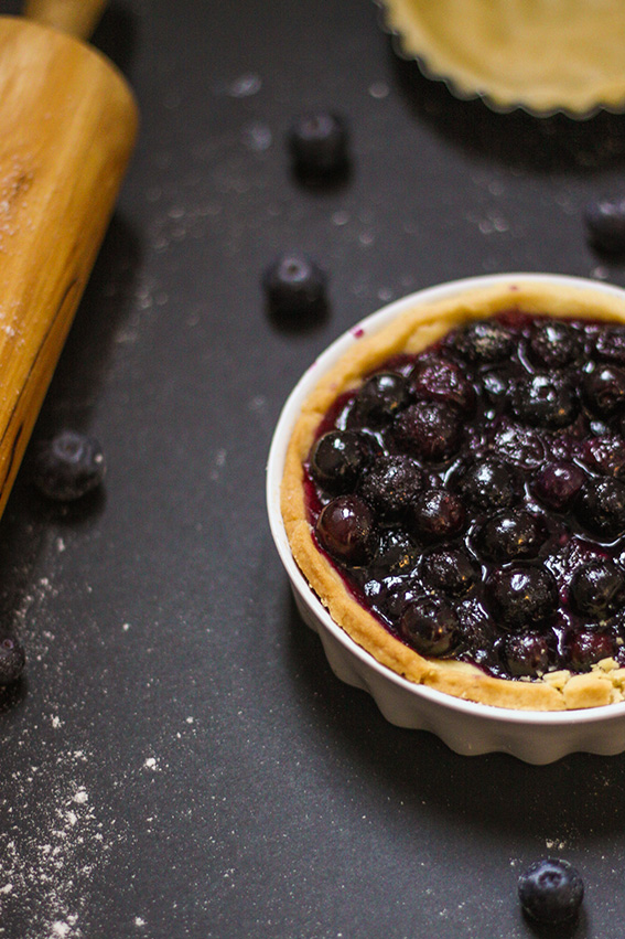 Recette de la tarte aux myrtilles par Dollyjessy - Blueberry Pie 