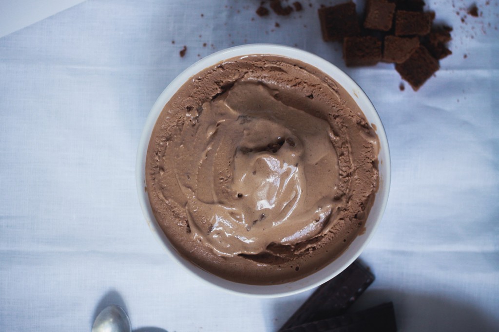 Glace au chocolat et brownies Ben & Jerry fait maison