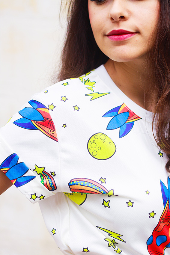 T shirt spatial fusée, blog mode fashion french Paris